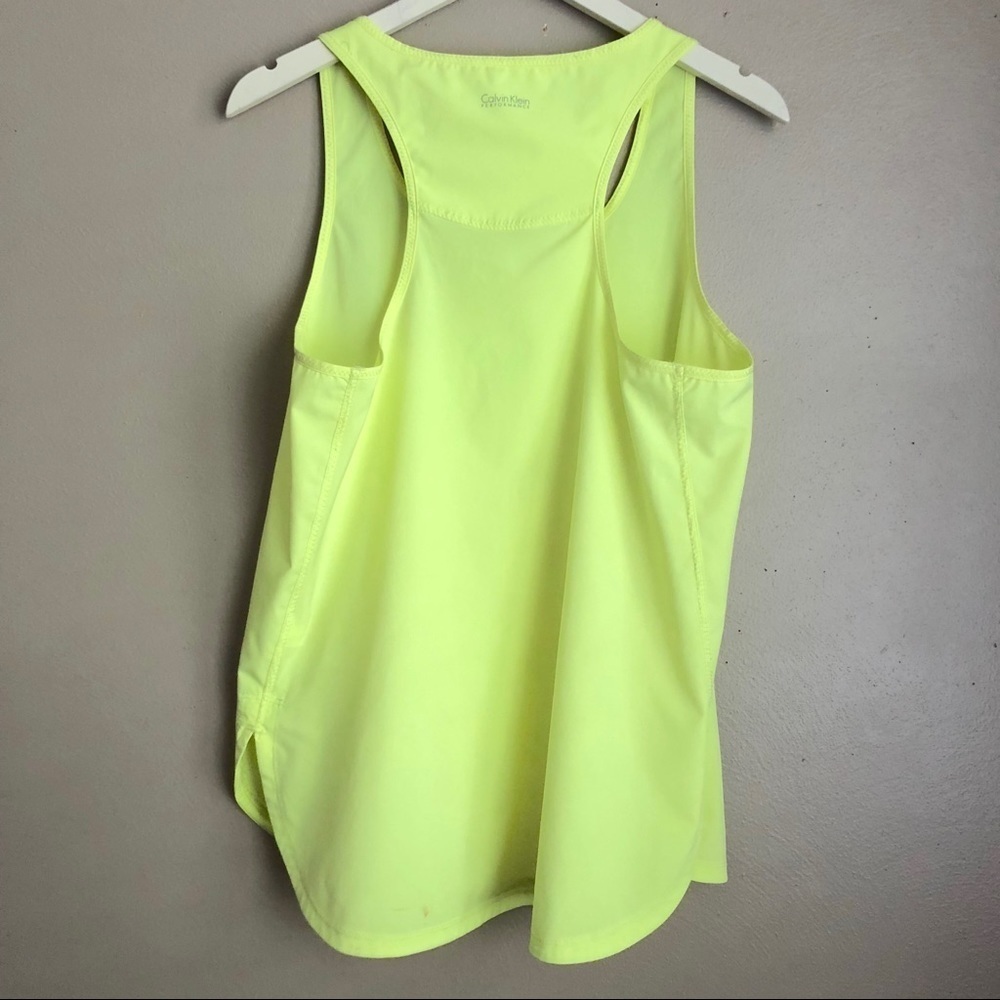 [CK] Yellow Performance Tank Top - Picture 3 of 3